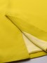 Yellow Sleeveless Polyester Slit Plain Midi Dress